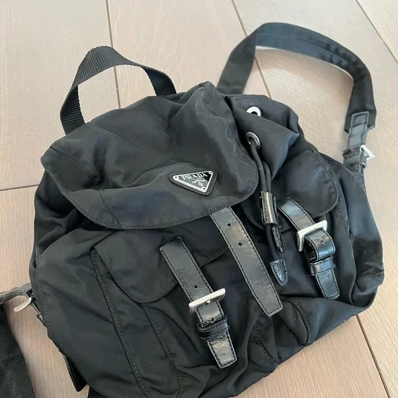 Prada Black Nylon Backpack - Picture 2 of 4